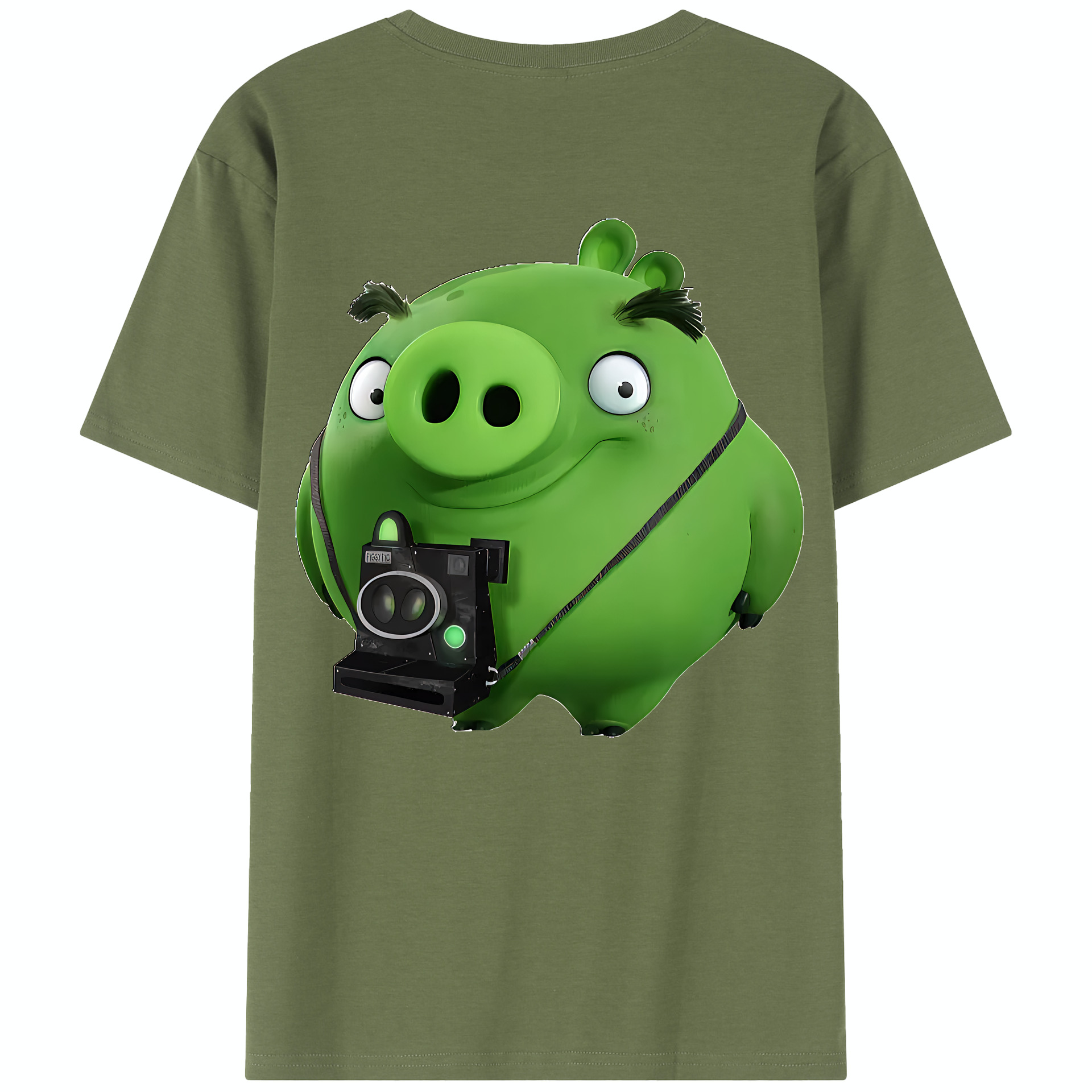 （画像用） Angry Birds アングリーバード 綿100％半袖Tシャツ（背面プリント）